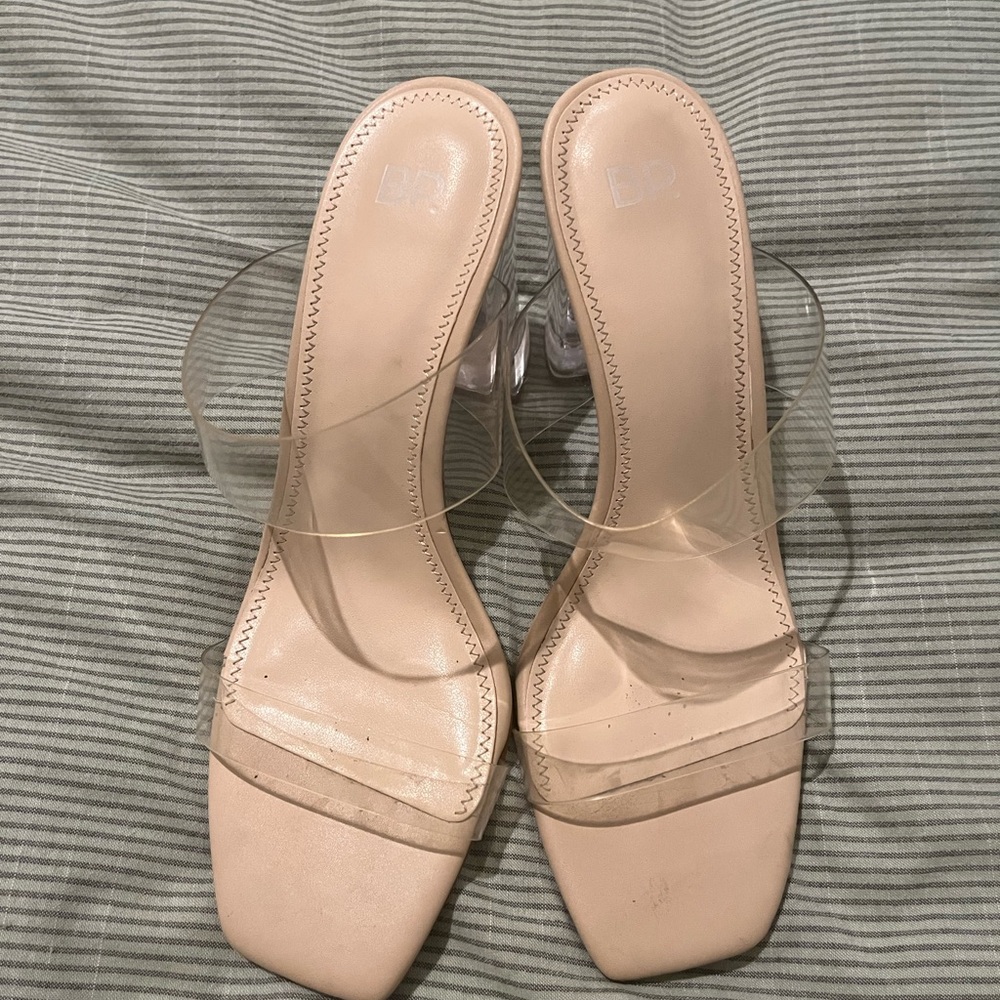Elegant Clear Strap Women's Heels BP